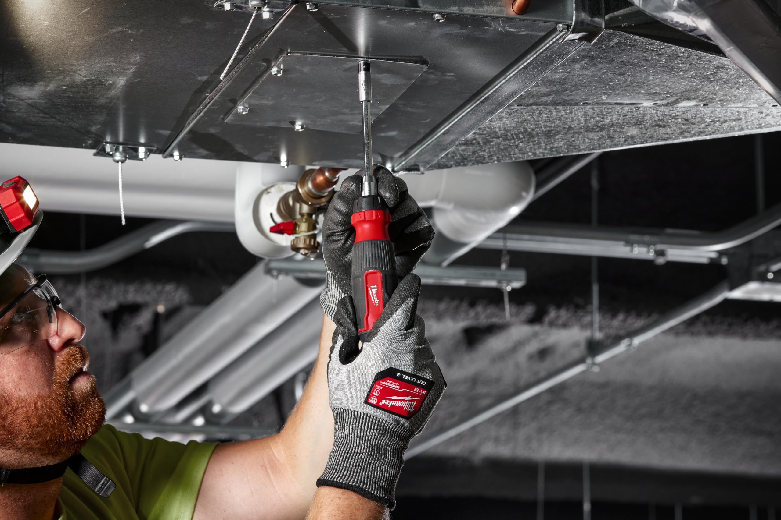 Milwaukee Multi-Bit Schraubendreher mit Ratschenfunktion 14-in-1 inkl. 13 Bits PH/PZ/TX/SL/HEX