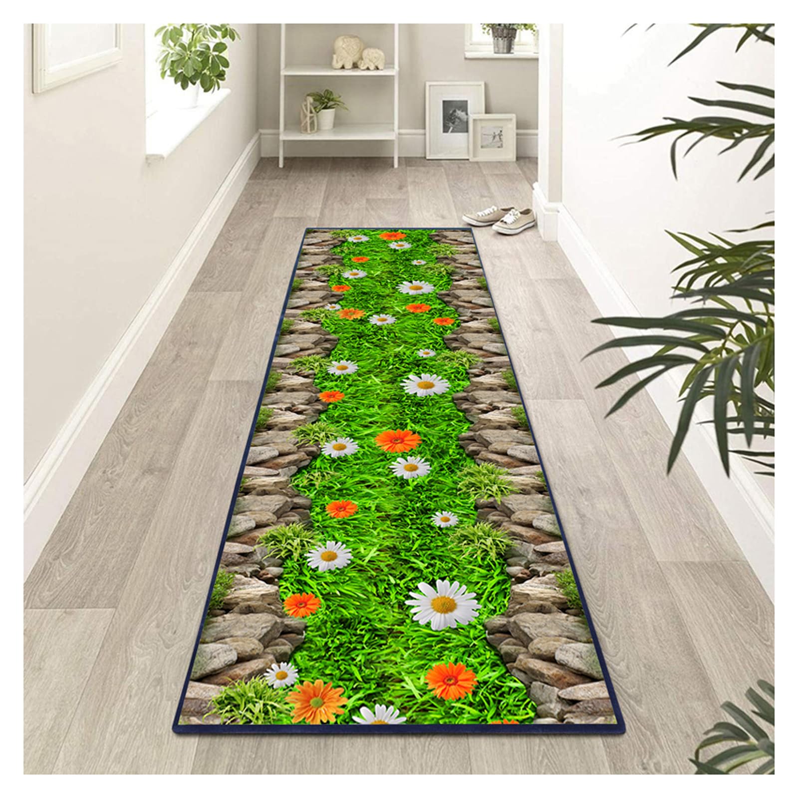 Tapis couloir entree interieur moderne 3D pour un accueil chaleureux