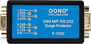 RS232 DB9M/F LED Link Tester with Surge Protection