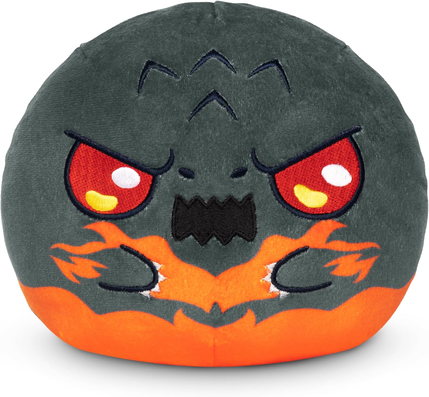 TeeTurtle Reversible Godzilla 6-Inch Two-Sided Flip Plush Toy with Embroidered Details - Cute Mini Collectible Plush for Kids, Teens, and Adults