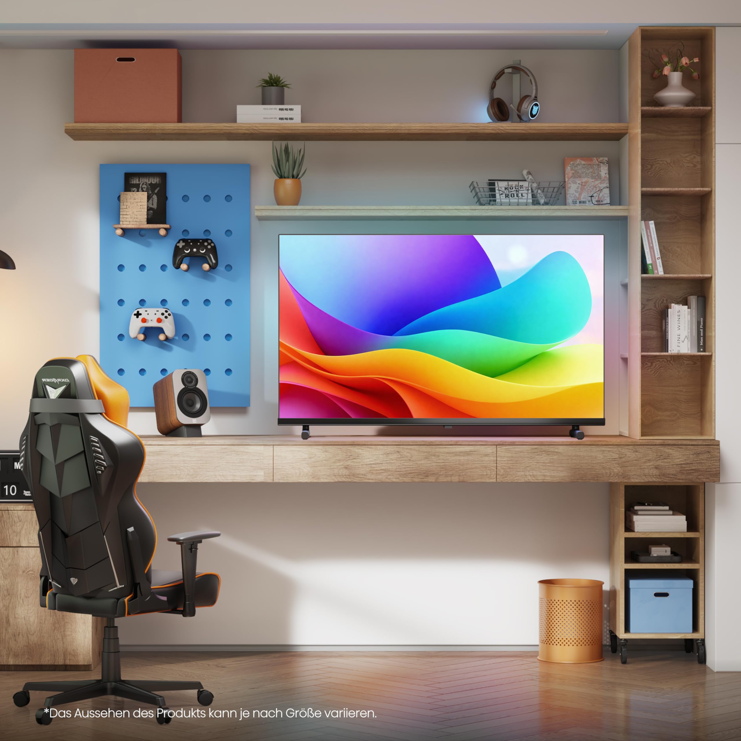 Hisense 32A5DS Fernseher 32 Zoll, FHD, QLED, Smart TV, 60Hz, Hi-QLED Colour, Dolby Atmos, Game Mode, Noise Reduction, Hohe Kontraste, Share to TV, HDR10, VIDAA OS
