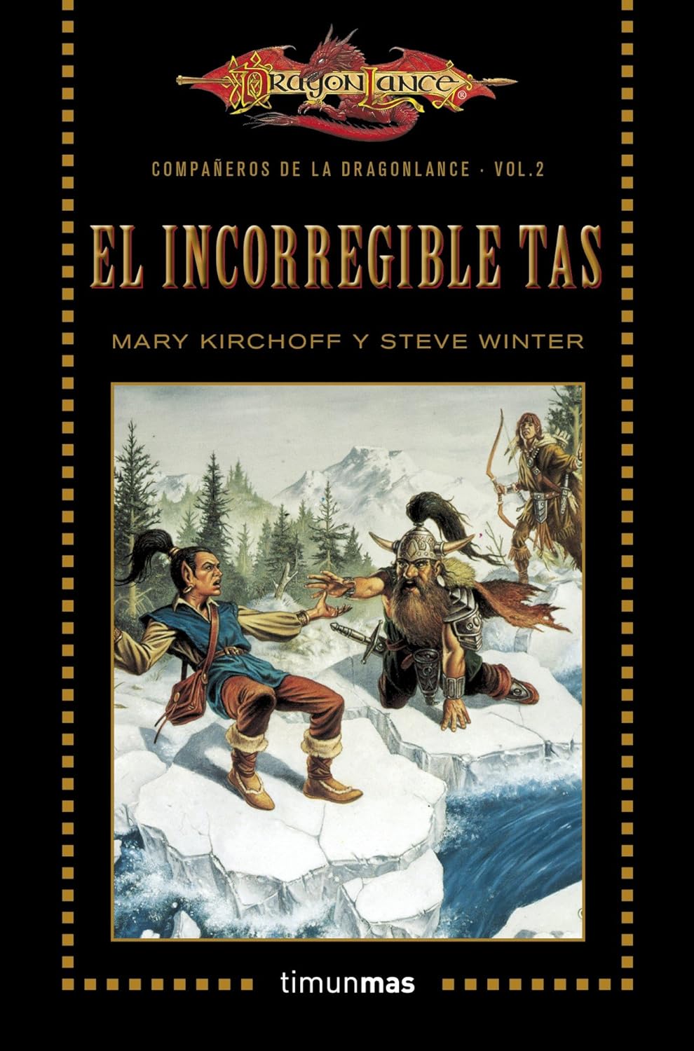 Portada de la novela de fantasía de la Dragonlance El incorregible Tas