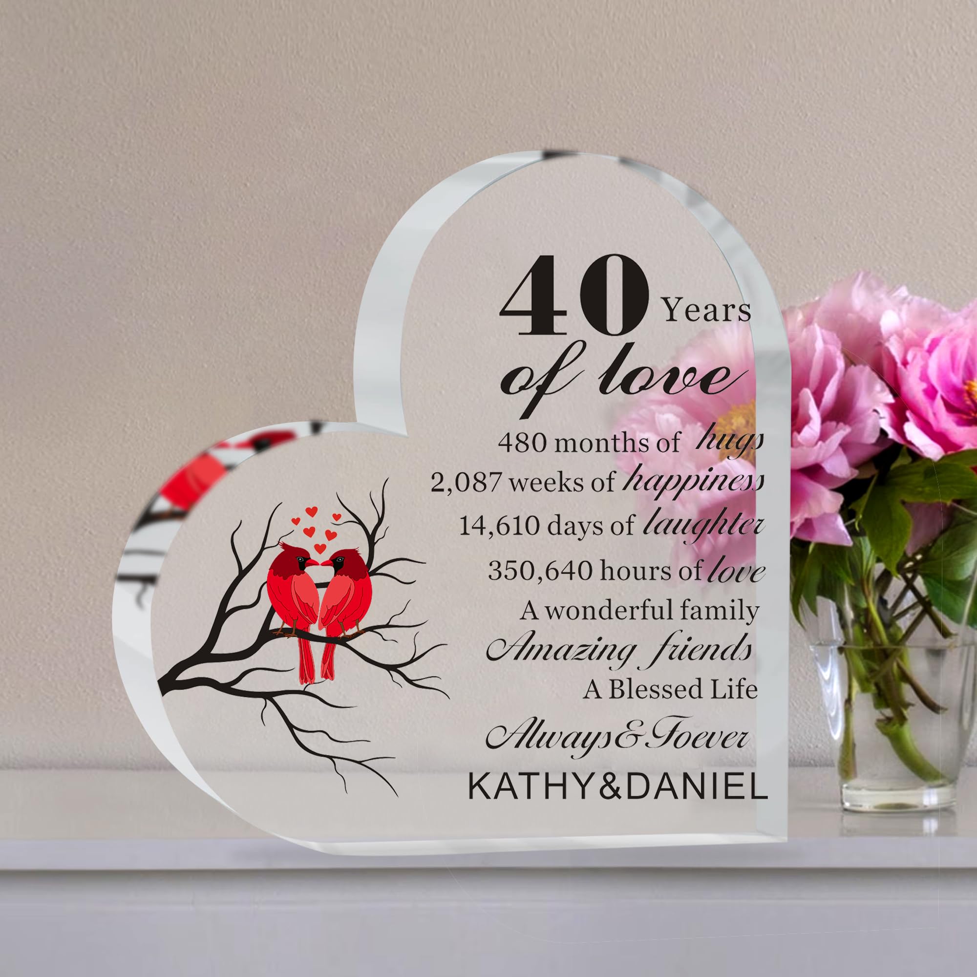 Best ruby wedding present for husband 2025