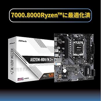 ASRock マザーボード A620M-HDV/M.2 Micro ATX ASROCK マザーボード［MicroATX］ A620M-HDV/M.2 の通販 - カテゴリ