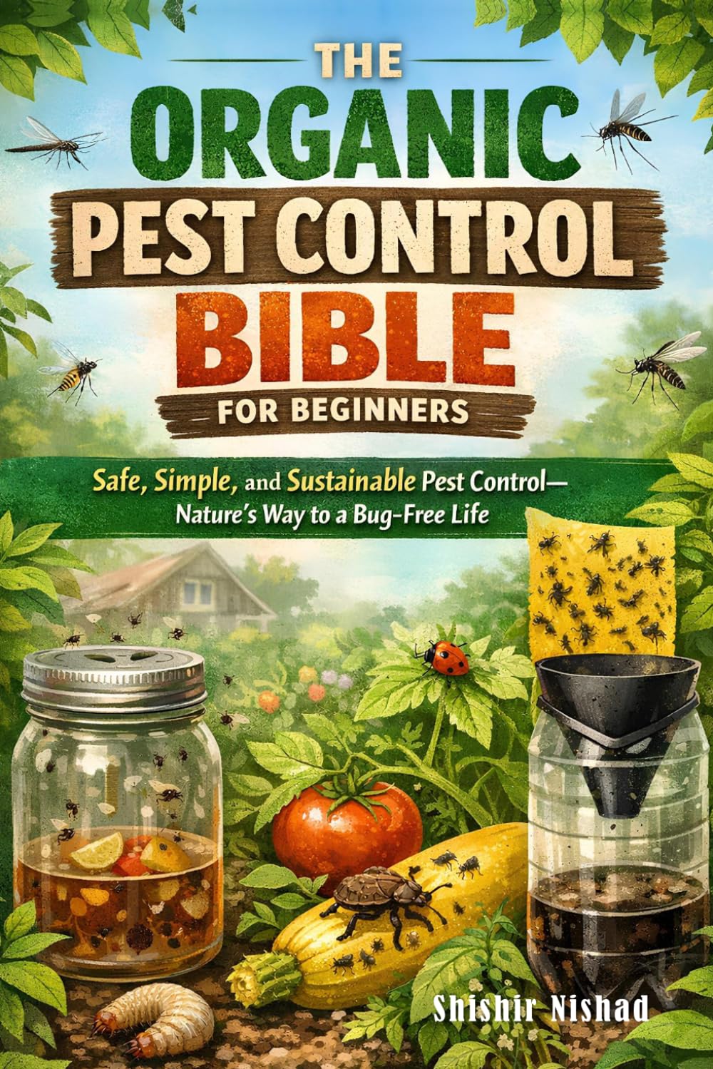 The Organic Pest Control Bible for Beginners: DIY Traps and Organic Pest Solutions for Flies, Fungus Gnats, Aphids, Grubs, Squash Bugs, and Mosquitoes | Natural Mosquito Control & Pest-Free Gardening
