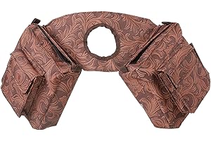 Tough 1 Horn Bag in Prints: A Saddle Secure Haven for Your Horse's Travel Essentials