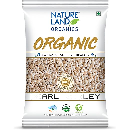 Natureland Pearl Barley 500g - Organic