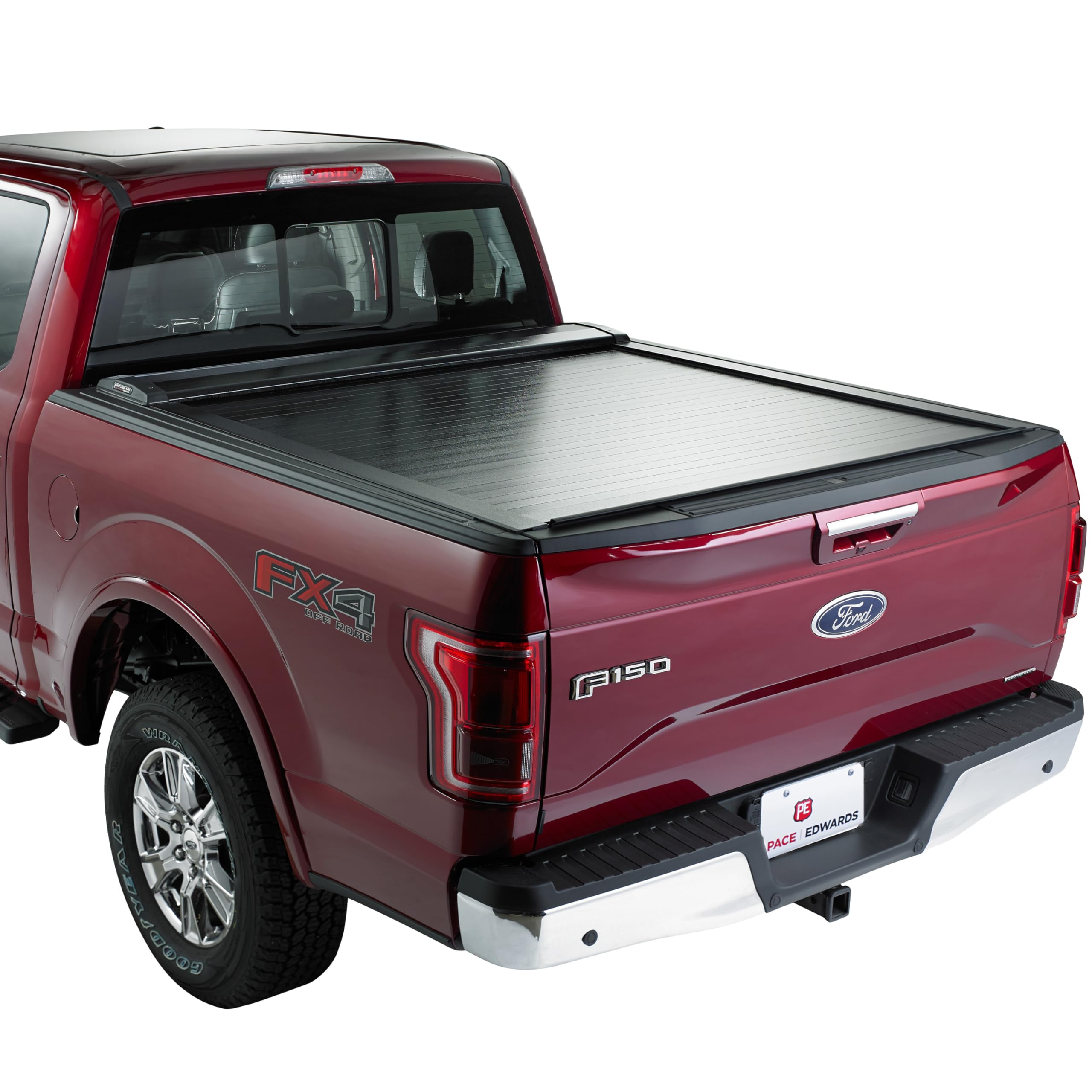 Pace Edwards Switchblade Retractable Truck Bed Tonneau Cover, Fits Ford F-150 Super Crew and Super Cab, Years 2021-2024, 5'6" Truck Bed, Black