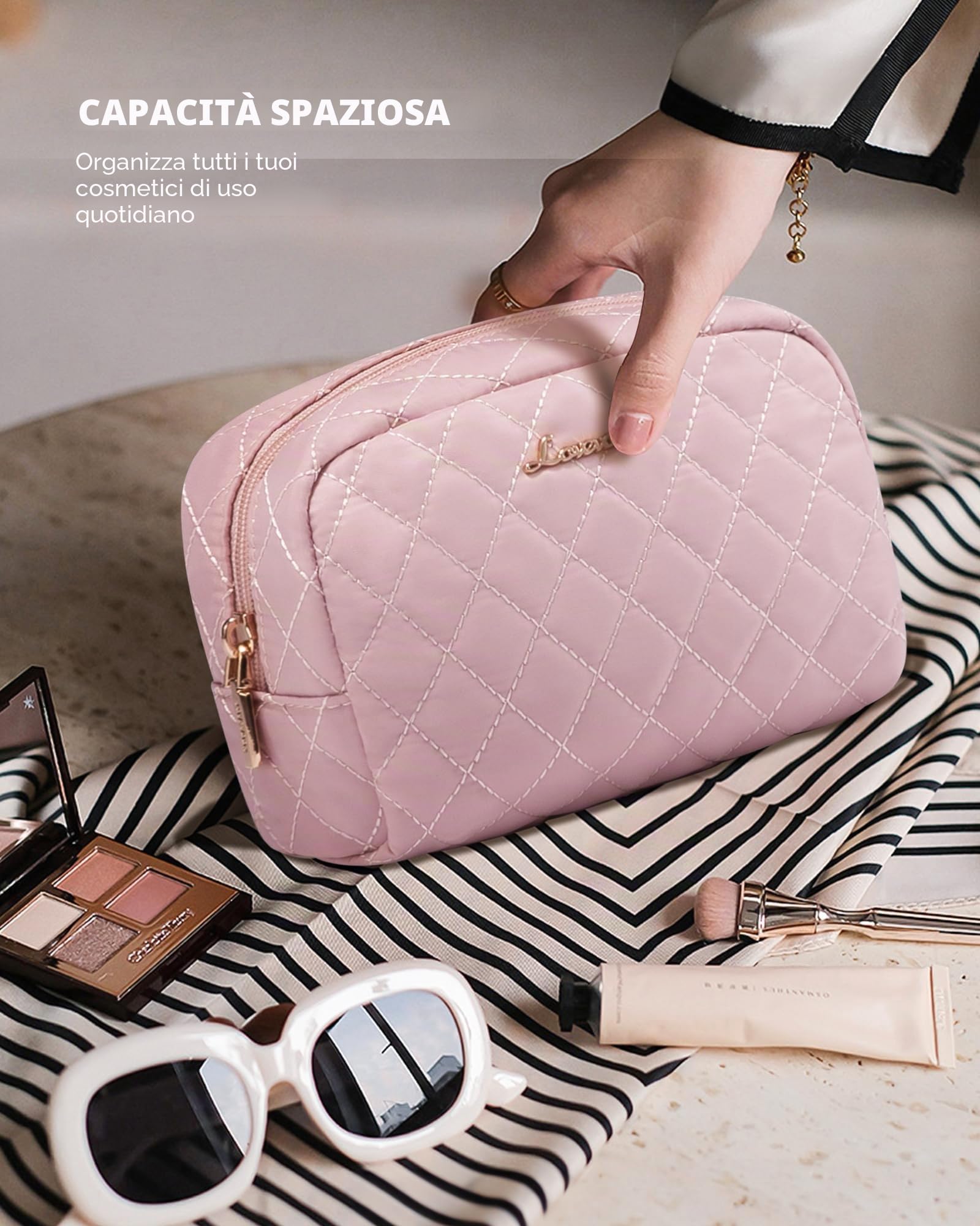 LOVEVOOK Borsone da Viaggio Donna Borsone Palestra con Scomparto per le Scarpe, Grande Borsa Parto Ospedale Mamma Nascita, Impermeabile Borsa Piscina Sportiva, Travel Weekender Gym Bag Rosa