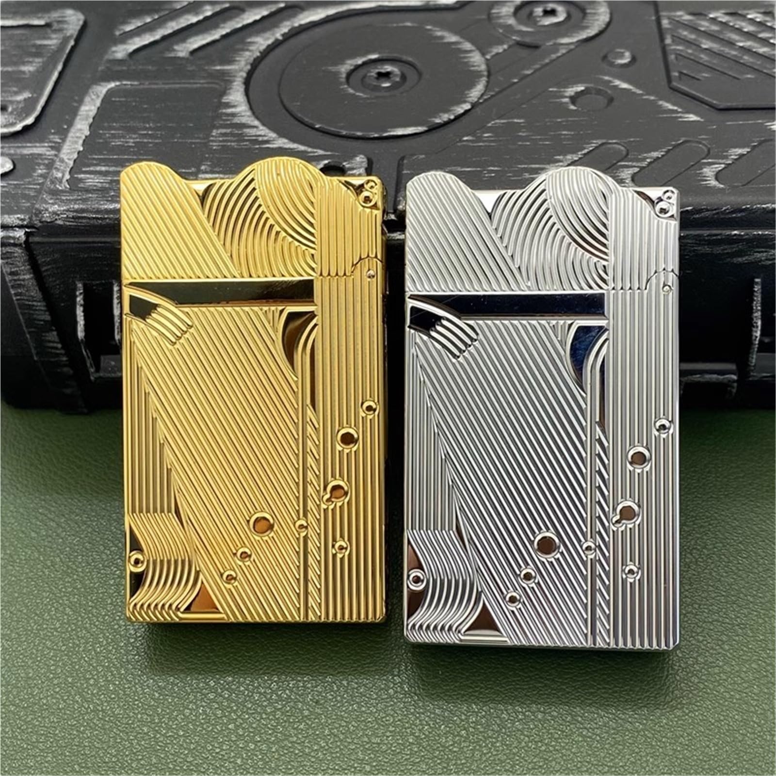 Mechero de queroseno vintage con diseño de cobre para hombres, para papá o marido, no incluye combustible, complemento perfecto para la colección