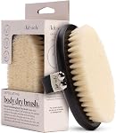 Brosse de corps Kitsch pour le brossage à sec et gommage corporel – Poils véganes doux pour le drainage lymphatique, la cellulite, l'élimination de la peau sèche et la circulation sanguine – Exfoliant corporel pour une peau éclatante