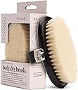 Kitsch Dry Brushing Body Brush for Lymphatic Drainage- Soft Bristles Shower Brush - Dry Brush to Remove Dry Skin and Improves Blood Circulation, Body Scrubber for Glowing Skin, Sauna Accessories
