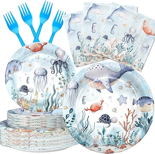 Miniatura 13 de Here Comes the Son - Suministros para baby shower para 20 invitados – Platos boho Sun y Rainbow Platos, servilletas y tenedores – Juego de vajilla