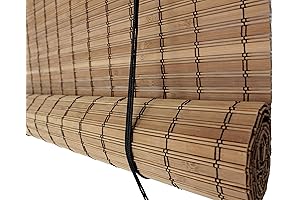 72 Inch Bamboo Roll-Up Blinds - For Expansive Windows and Wide Patio Doors