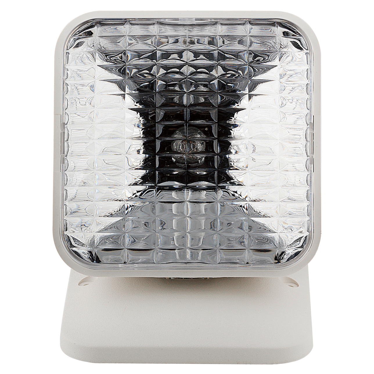 NATIONAL BRAND ALTERNATIVE Emergency Light Square Head Remote 4-5/8 in. X 4-5/16 in. 5.4 Watt Dct5 Wedge-617130