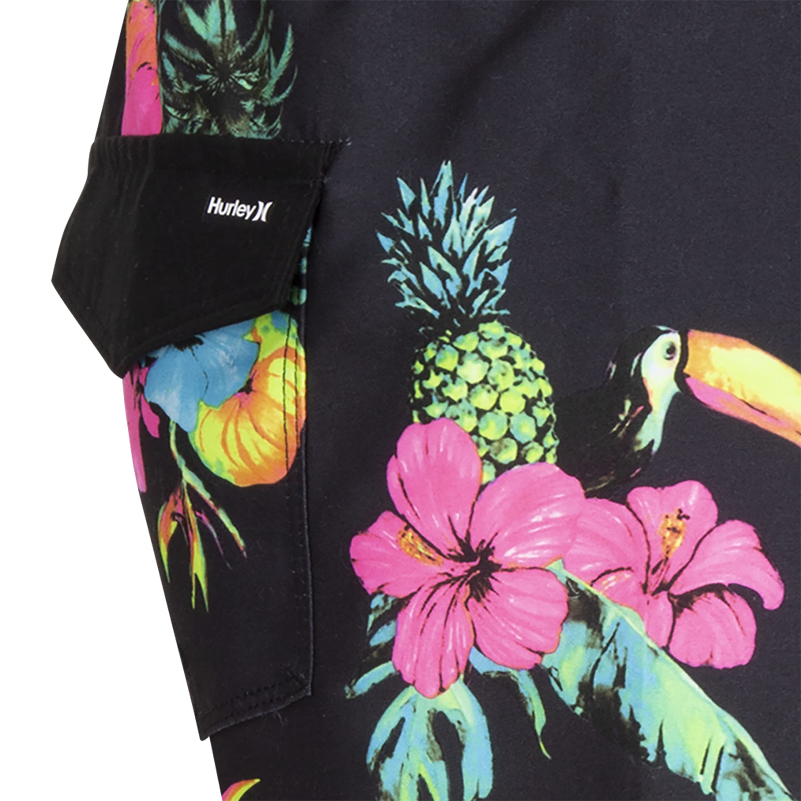 Hurley Hrlb Parrot Floral Pull on SWM Short Board Fille