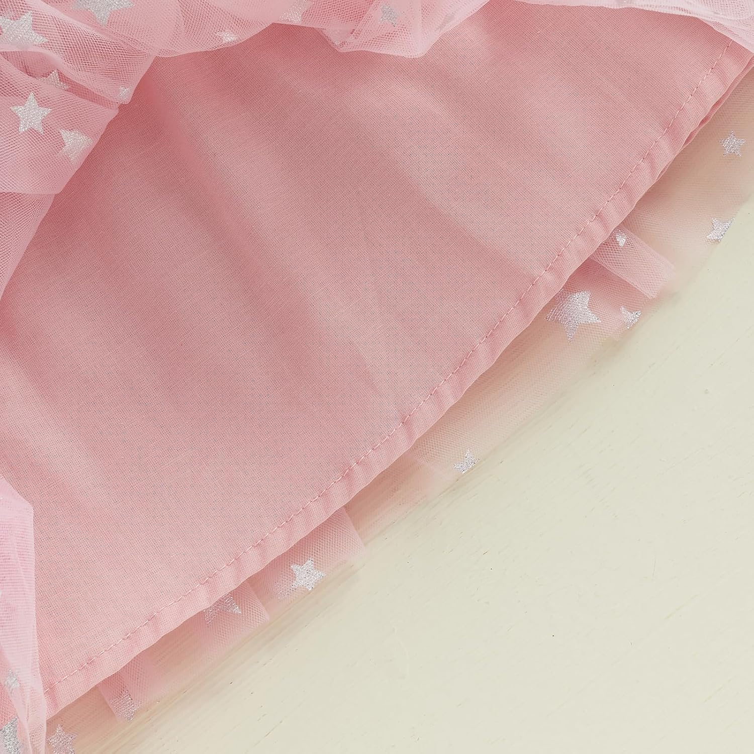 幼児 赤ちゃん 女の子 バレンタイン ドレス スター ハート レイヤード チュール ドレス ケーキ スマッシュ メッシュ チュチュ