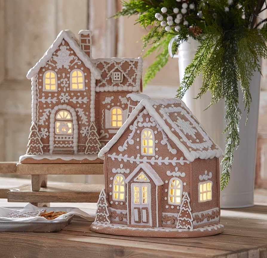 Amazon.com: One Holiday Way 12-Inch Lighted Brown & White Amazon.com: One Holiday Way 12-Inch Lighted Brown & White