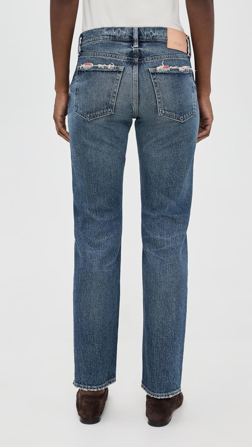 MOUSSY VINTAGE Women's MV Ensley Slim Straight Jeans