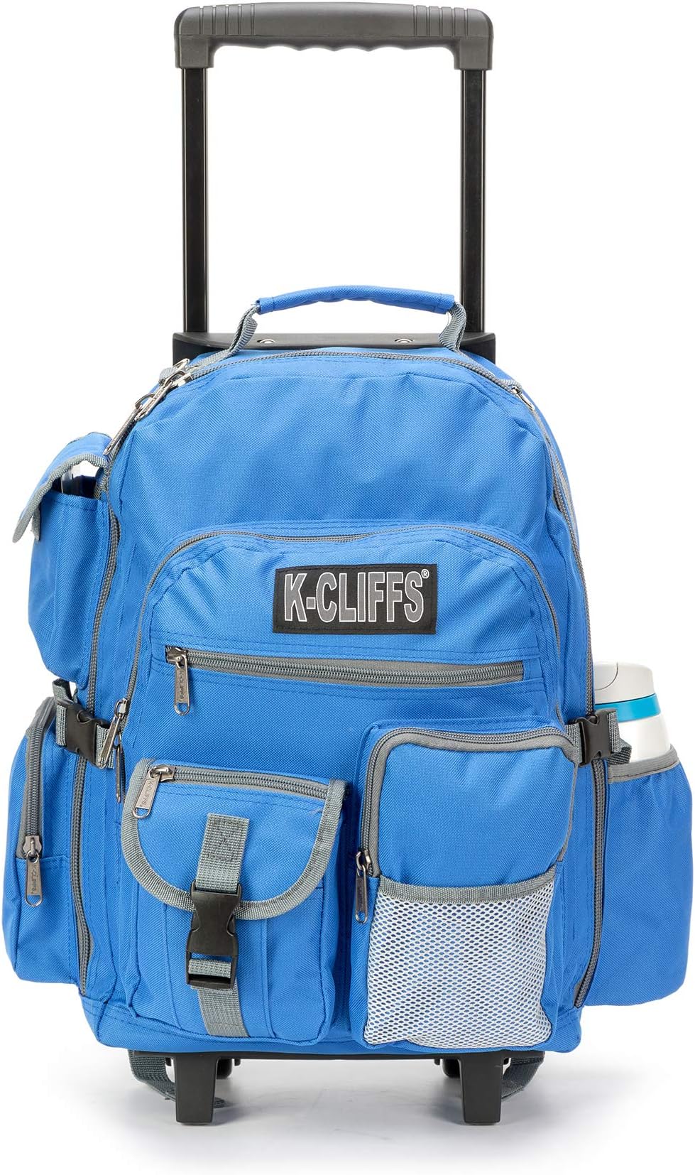 Rolling Backpack Heavy Duty Bookbag Multiple Pocket Student Backpacks w/Wheels