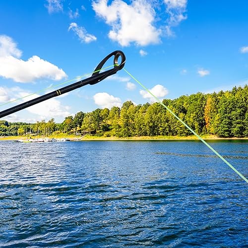 Miniatura 7 de Aventik Kit de reparación de caña de pescar, suministros para cañas de pescar de repuesto con kit con guías de acero inoxidable para cañas de