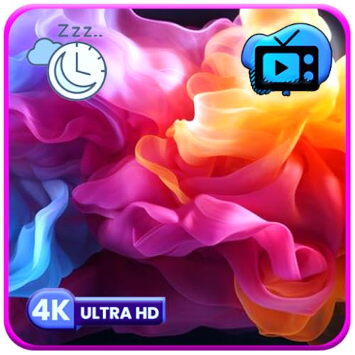 Liquid Haze - Colorido Flujo de Humo Abstracto + Temporizador de Sueño con Música Relajante