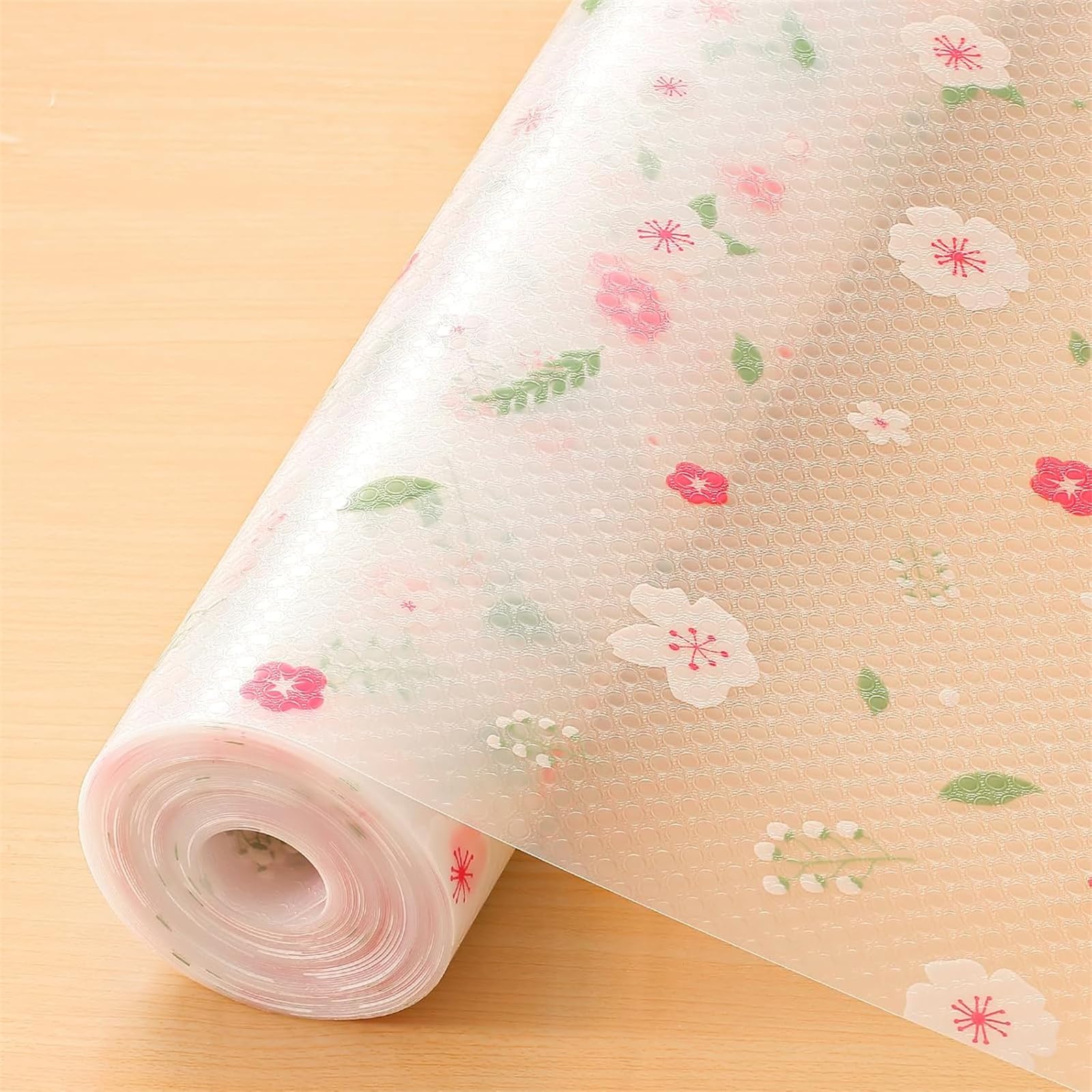 Athem Pink Sakura Kitchen Drawer Mat, Shelf Mat For Kitchen Cupboards, Non-Adhesive Cabinet Liner, Waterproof & Non-Slip Cupboard Liner, 60X300cm Eva Fridge Shelf Pad For Shelves, Shoe Racks