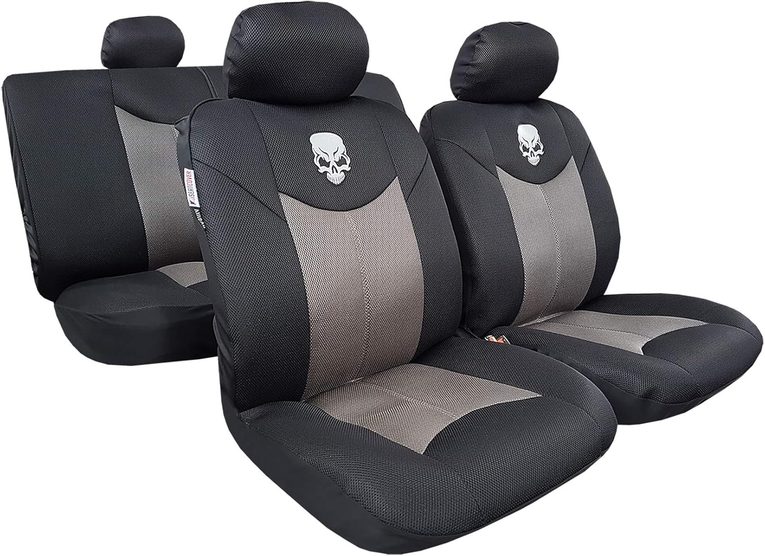 Car Seat Covers Airflow Mesh Embroidery w/t 40/20/40 Split