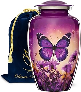 Olivia Memorials Butterfly Urn for Ashes Women