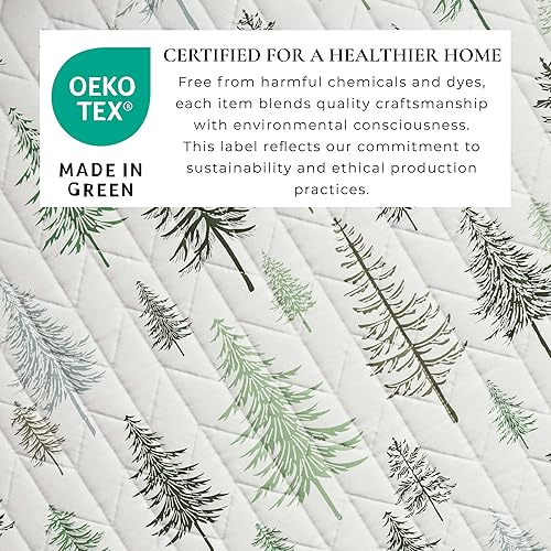 Miniatura 3 de Great Bay Home Juego de colcha reversible de 3 piezas para cabaña de bosque tamaño Queen, para todas las estaciones, cómodo y suave, Truckee