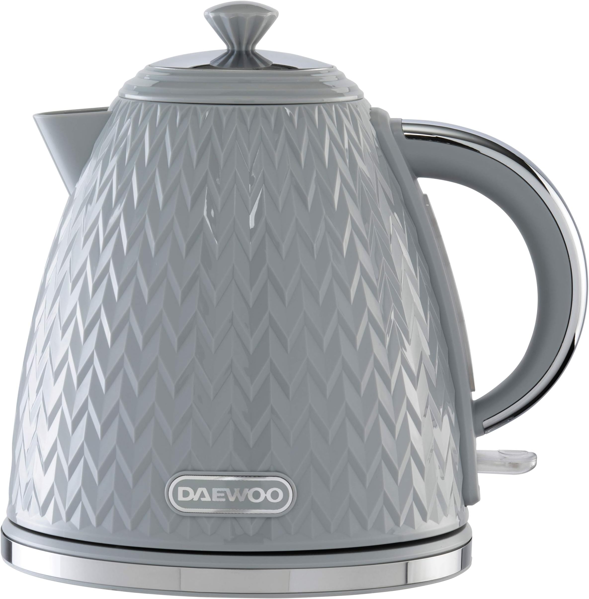 Tower T10052GRY Empire 1.7 Litre Kettle with Rapid Boil, Removable Filter, 3000W, Grey with