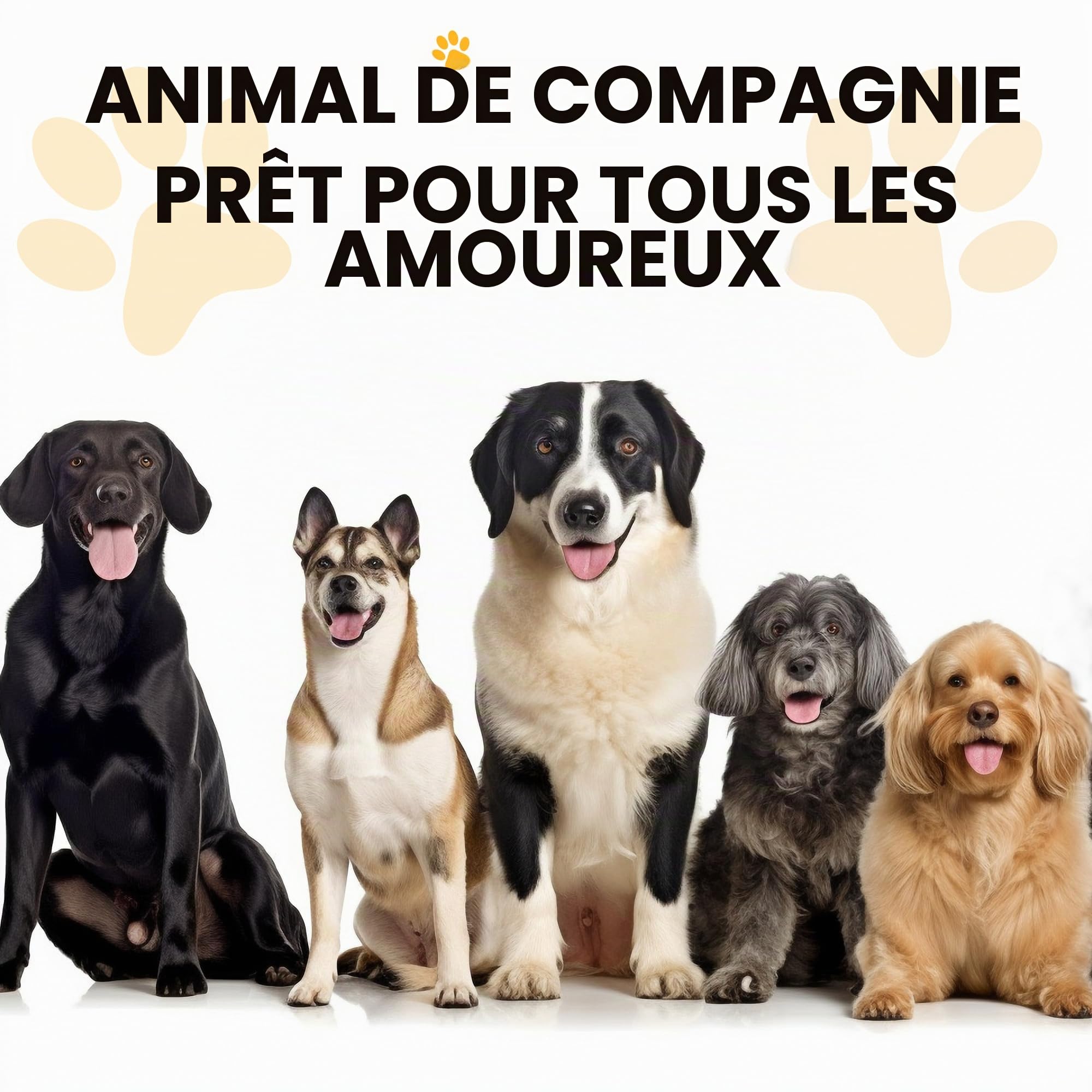 Ciseaux de Toilettage pour Chiens Professionnels 6,5" Comprend des Ciseaux Droits, Courbés et à Bout Rond pour le Toilettage des Animaux (Set 6,5)