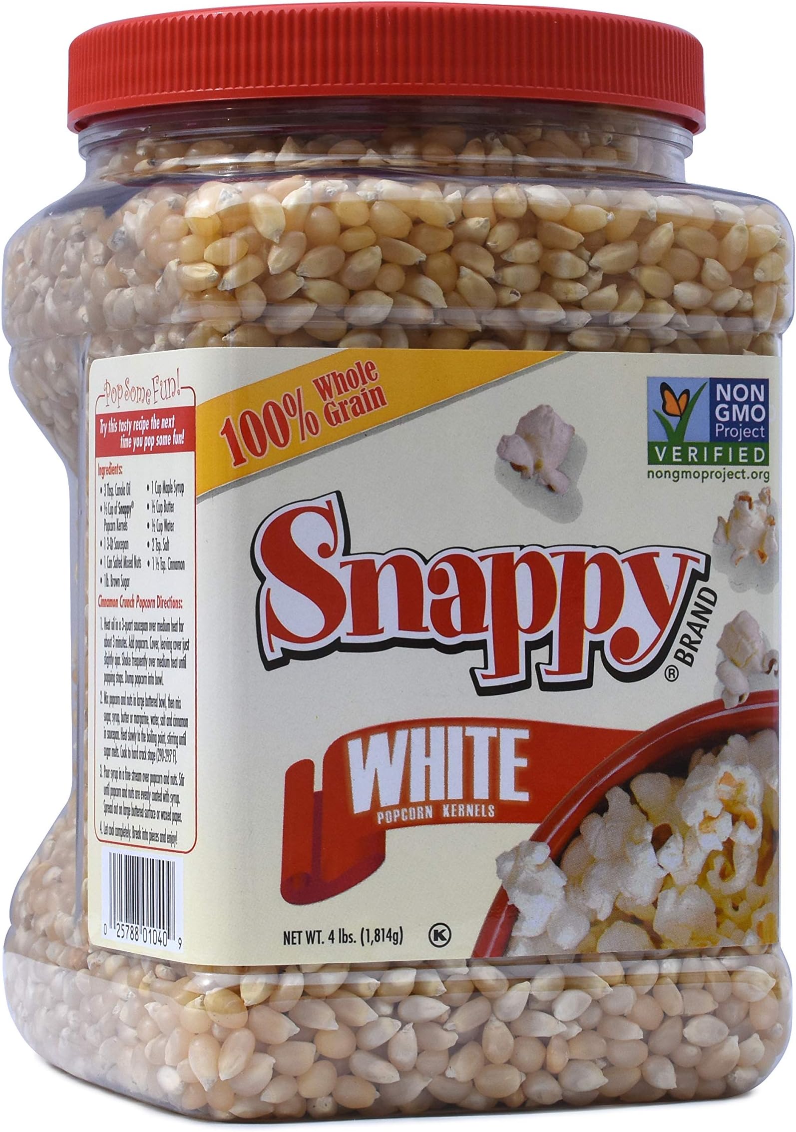 Snappy White Popcorn, 4 Pounds