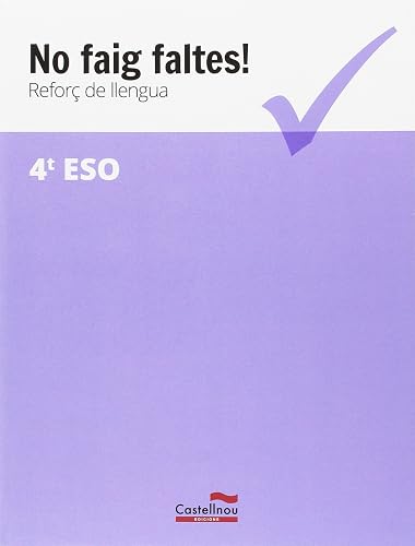 No faig faltes!. Reforç de llengua 4r ESO