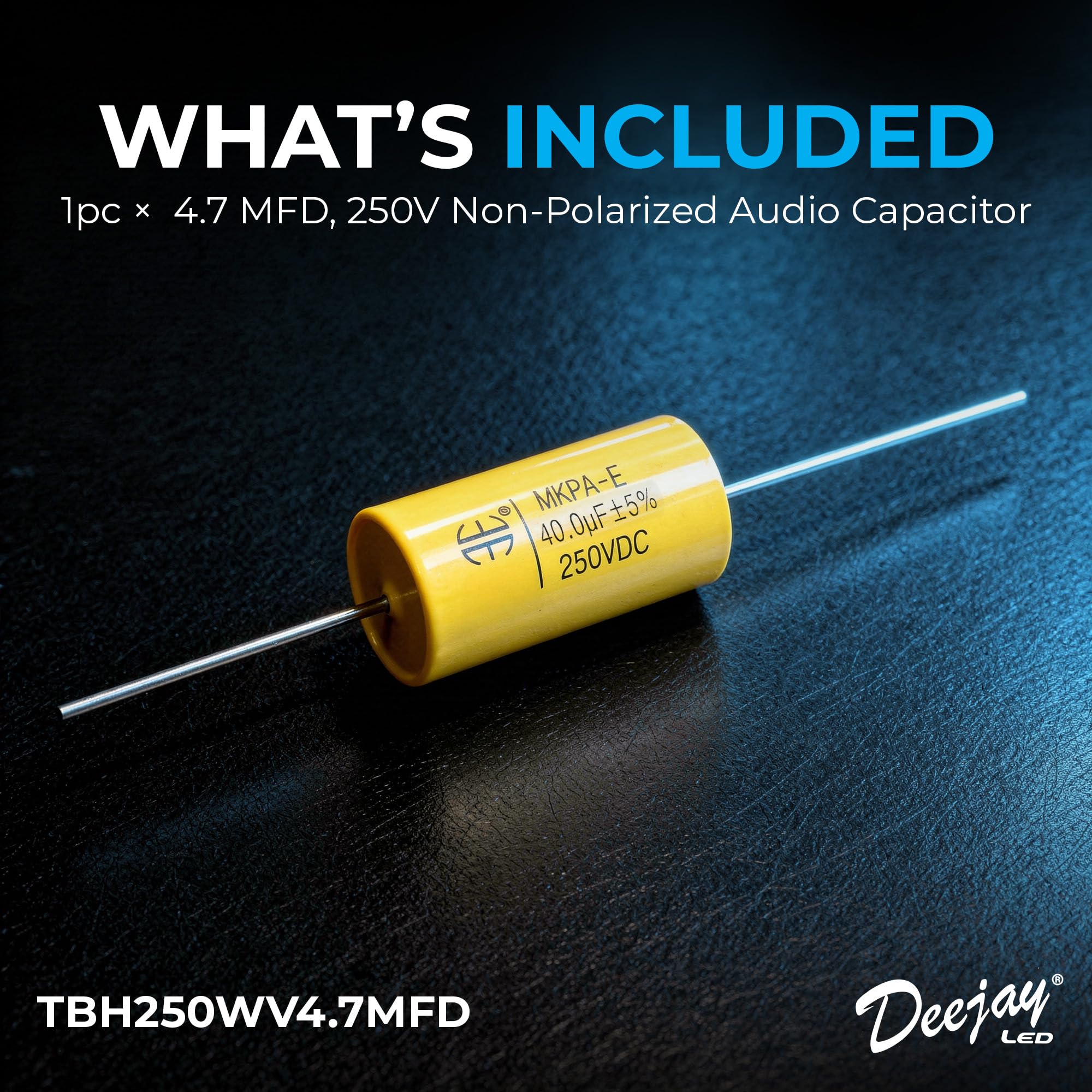 Amazon.com: DEEJAY LED Single Speaker Crossover Capacitor 4.7 MFD