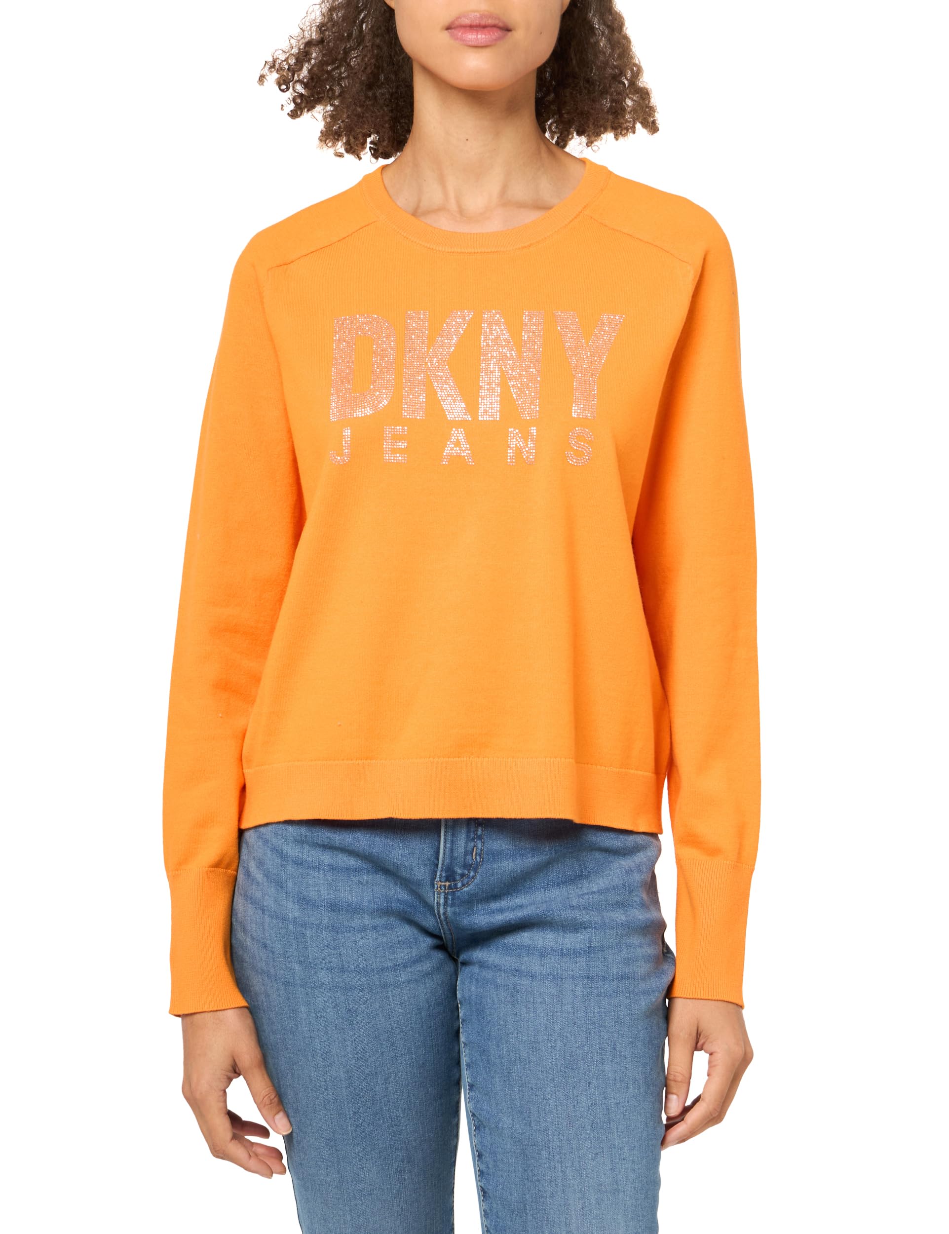 DKNY Women's Turtleneck All-Day Comfort Cropped Sportswear Sweater