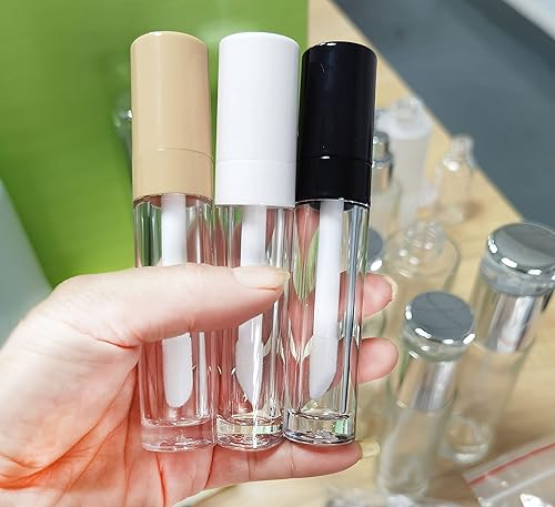 Miniatura 9 de COSIDEA 14 piezas vacío 0.3 fl oz varita grande lápiz labial tubo corrector tubo tubo embalaje (blanco)