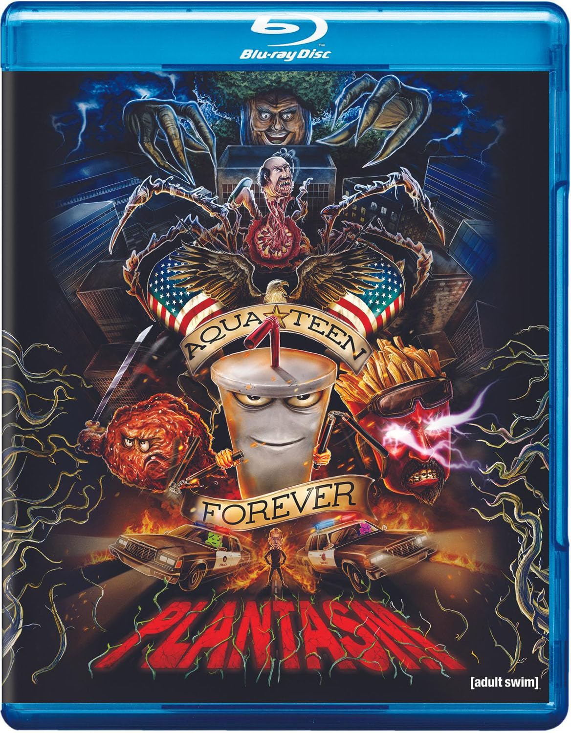 Aqua Teen Forever: Plantasm Blu-ray para noches de cine de animación irreverente en casa