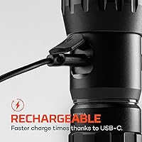 Vista 6 de NEBO SLYDE KING Linterna Lúmenes altos, luz de trabajo COB recargable y linterna LED, impermeable, base magnética, ideal para acampar y cazar