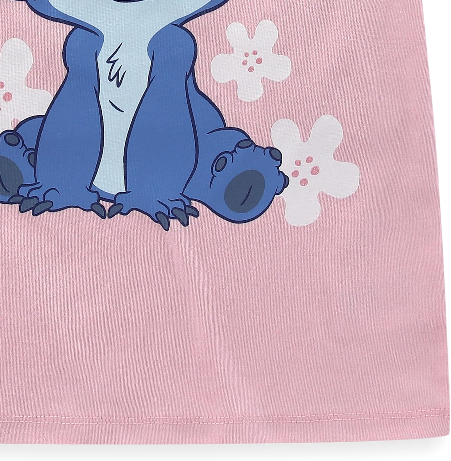 Disney Lilo & Stitch Angel Girls Short Sleeve T-Shirt for Big Kids - Image 4