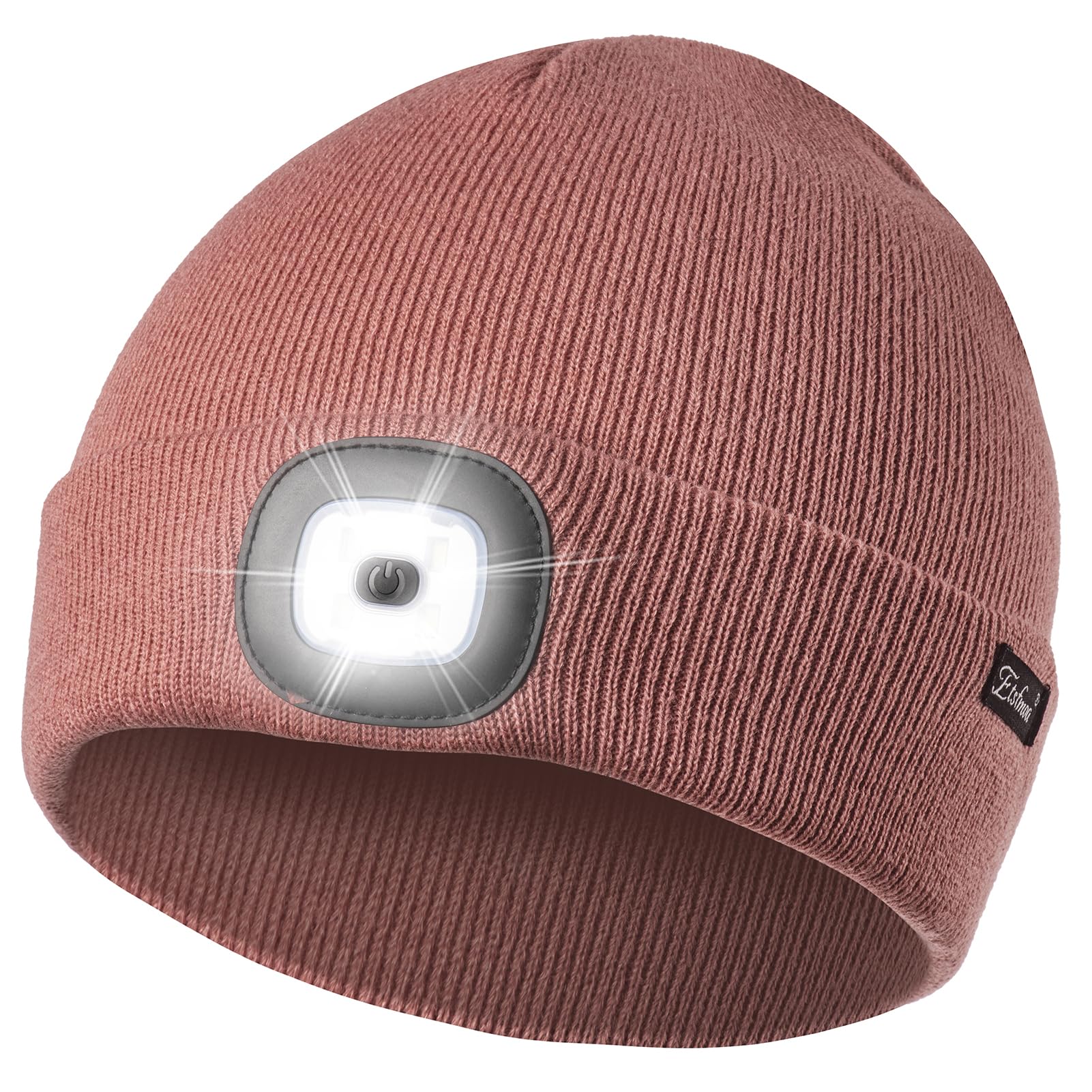 Etsfmoa Unisex Beanie with The Light, Gifts for Men Dad Father Winter Caps