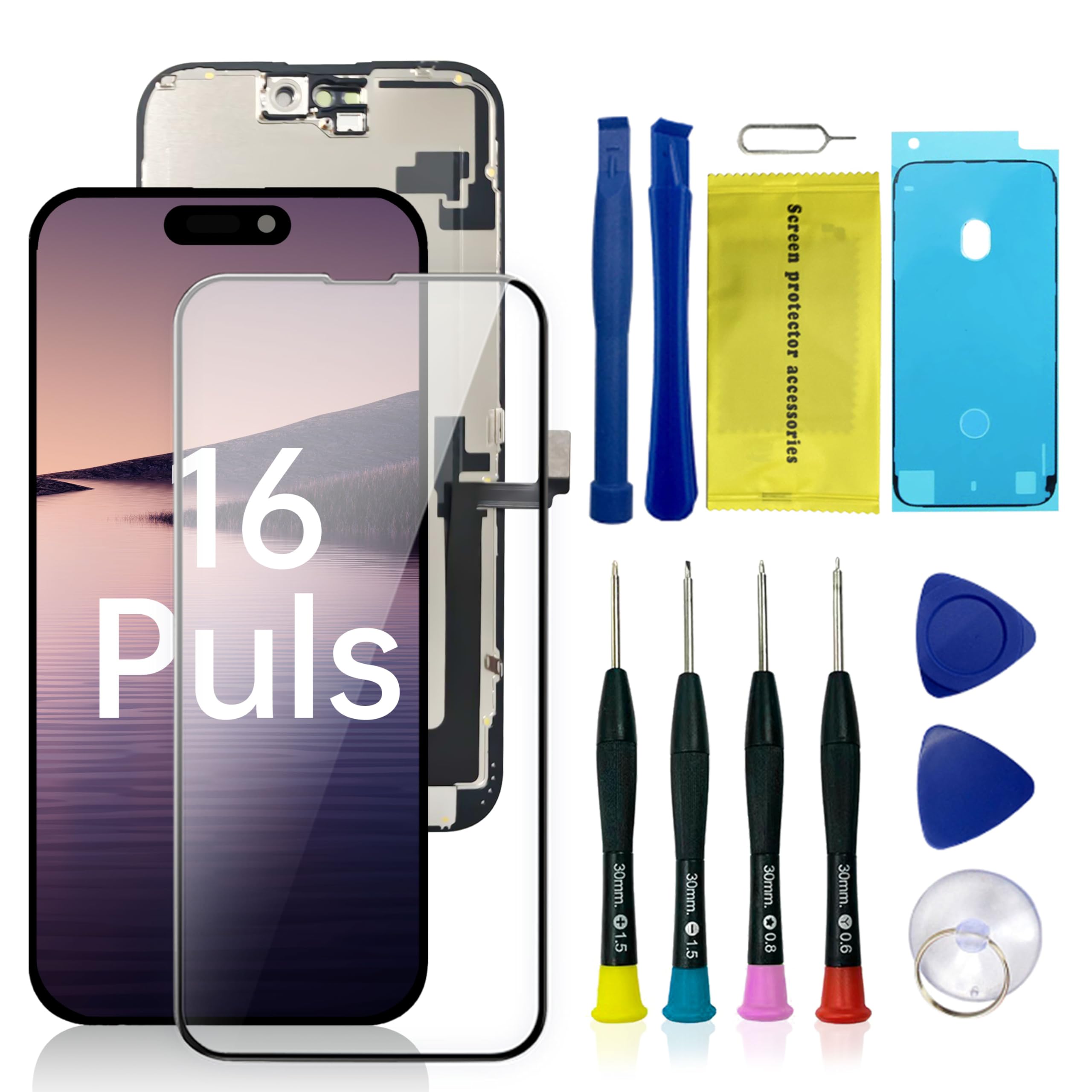 Wyświetlacz LCD do iPhone 16 Plus z Narzędzi Naprawczych 6,7 cala