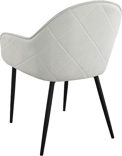 Miniatura 8 de Coaster Home Furnishings Emma - Silla tapizada para comedor, color gris niebla