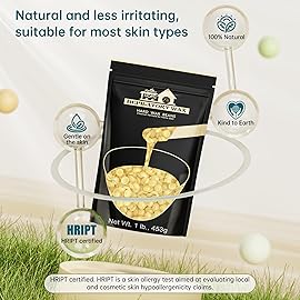 Lifestance Honey Waxing Beads, 1LB Fine Hair Removal Wax Beans for Face, Eyebrow, Brazilian Bikini, Sensitive Skin at Home for Women and Men