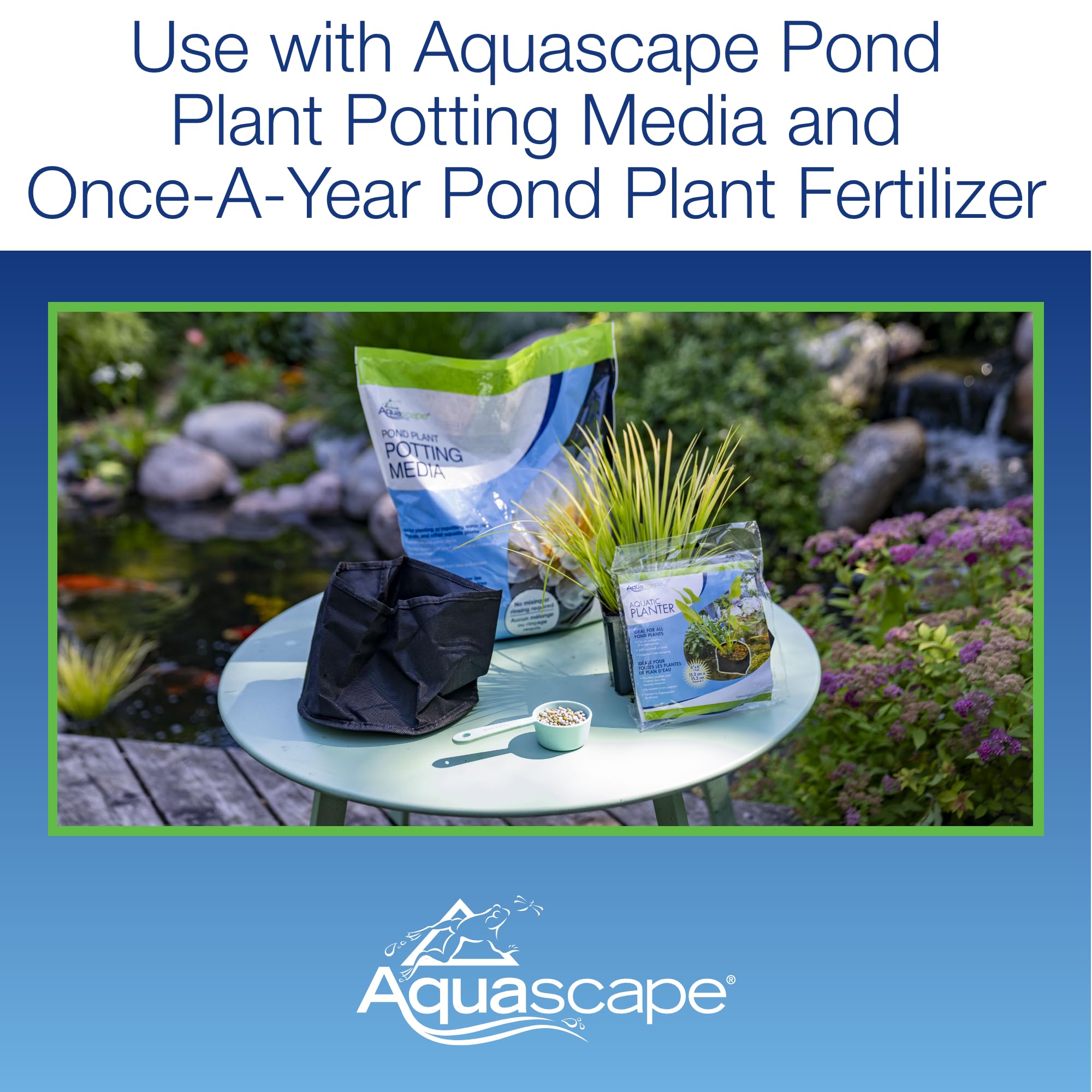 Aquascape Wasserpflanzentöpfe für Teich und Wassergarten, 20,3 x 15,2 cm, schwarz, 2 Stück | 98502