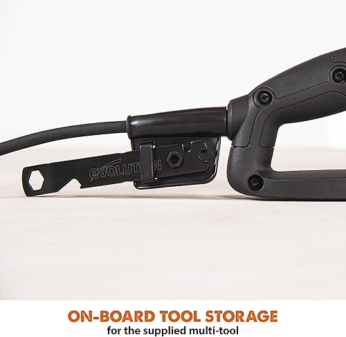 Miniatura 11 de Evolution R230DCT - Sierra de hormigón de 9 pulgadas (circular, amoladora angular, sierra cortada) - Motor de 15 A, sin gas - Corte de 3-1/2