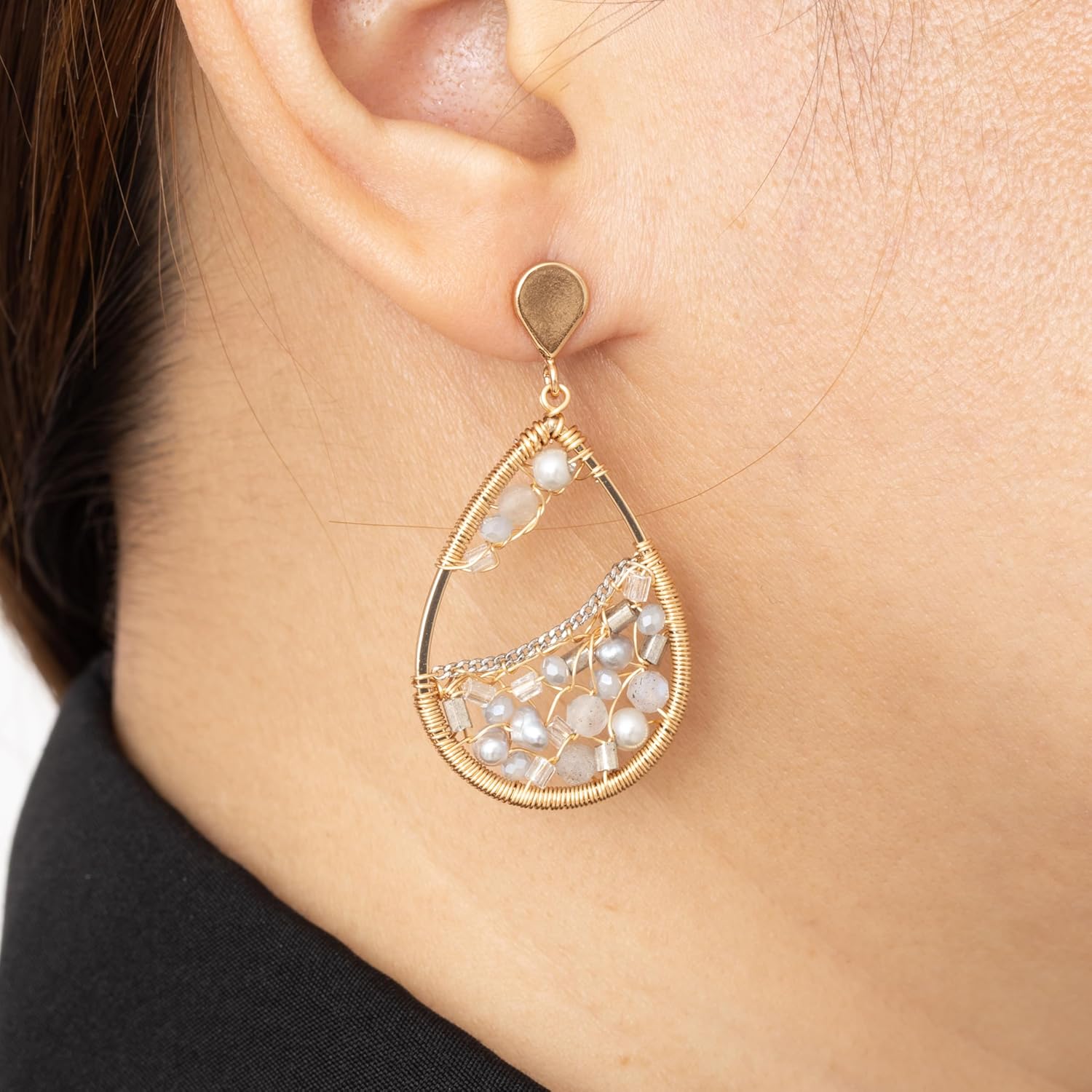 Dangle Bead Earring - Choice of Colors