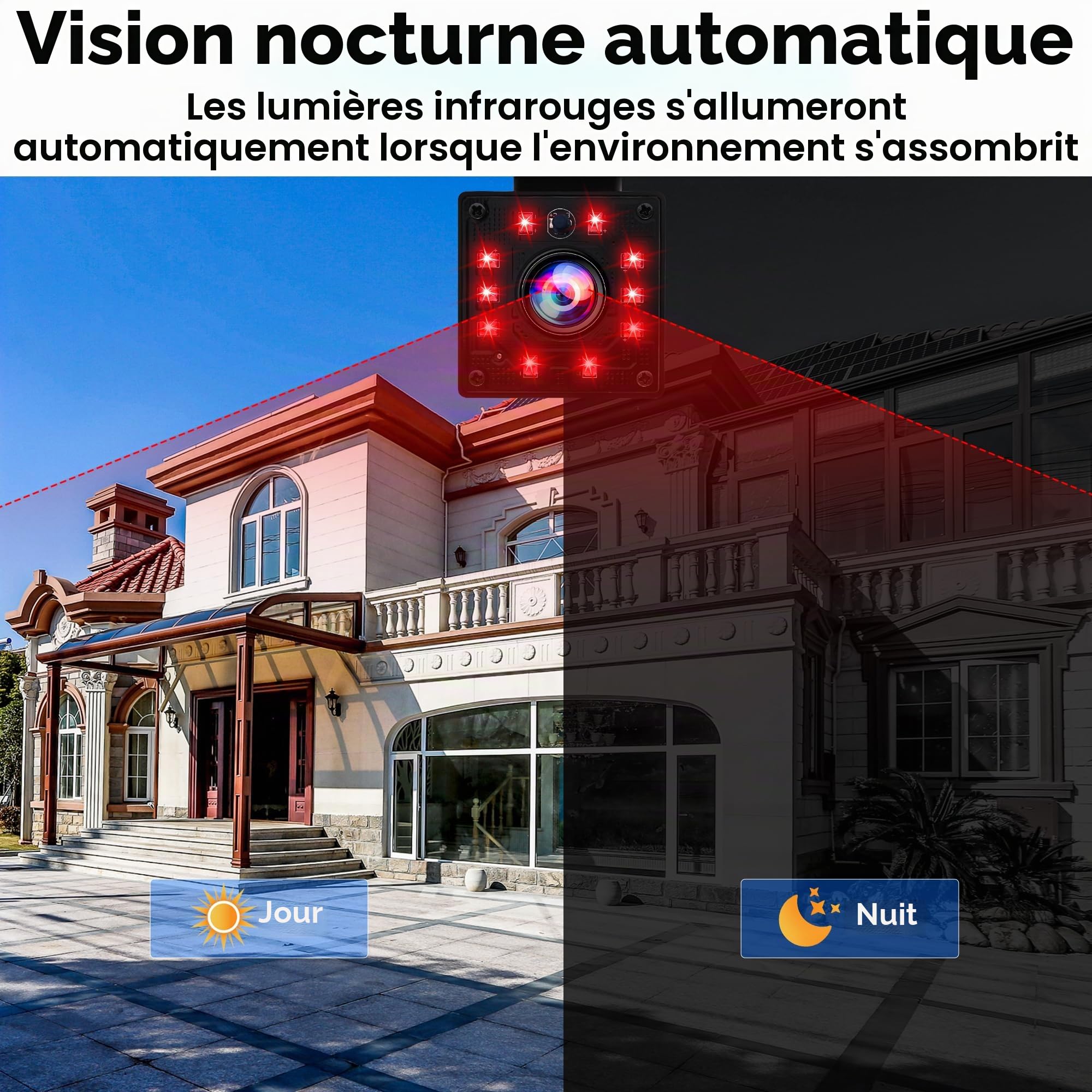 ELP Caméra USB 1080P Grand Angle 170 Degrés Fisheye Full HD Vision Nocturne Infrarouge 100/60 FPS Avec IR Cut