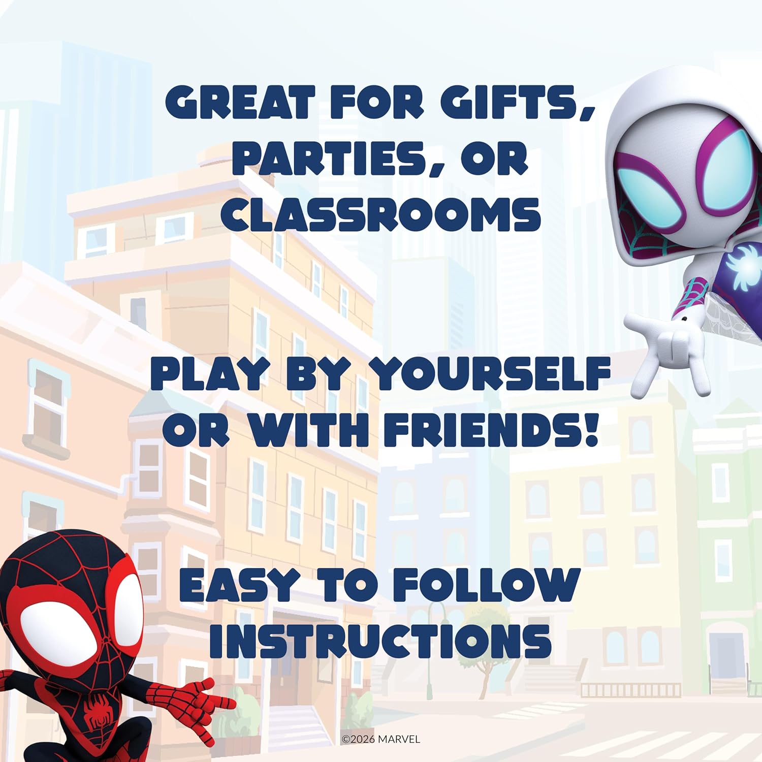 Spider-Man Giant Matching Game - Summer Toys, Game Night, Travel Games, Memory, Learning Game, Jumbo Playing Cards, Card Game for Kids and Adults, Ages 3+