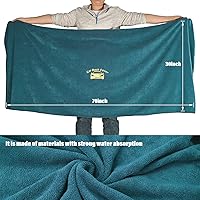 Vista 4 de NEWISHTOOL Toalla de tinte de ventana para salpicadero, cubierta de tinte absorbente, instalación de película para parabrisas de vehículo, protector